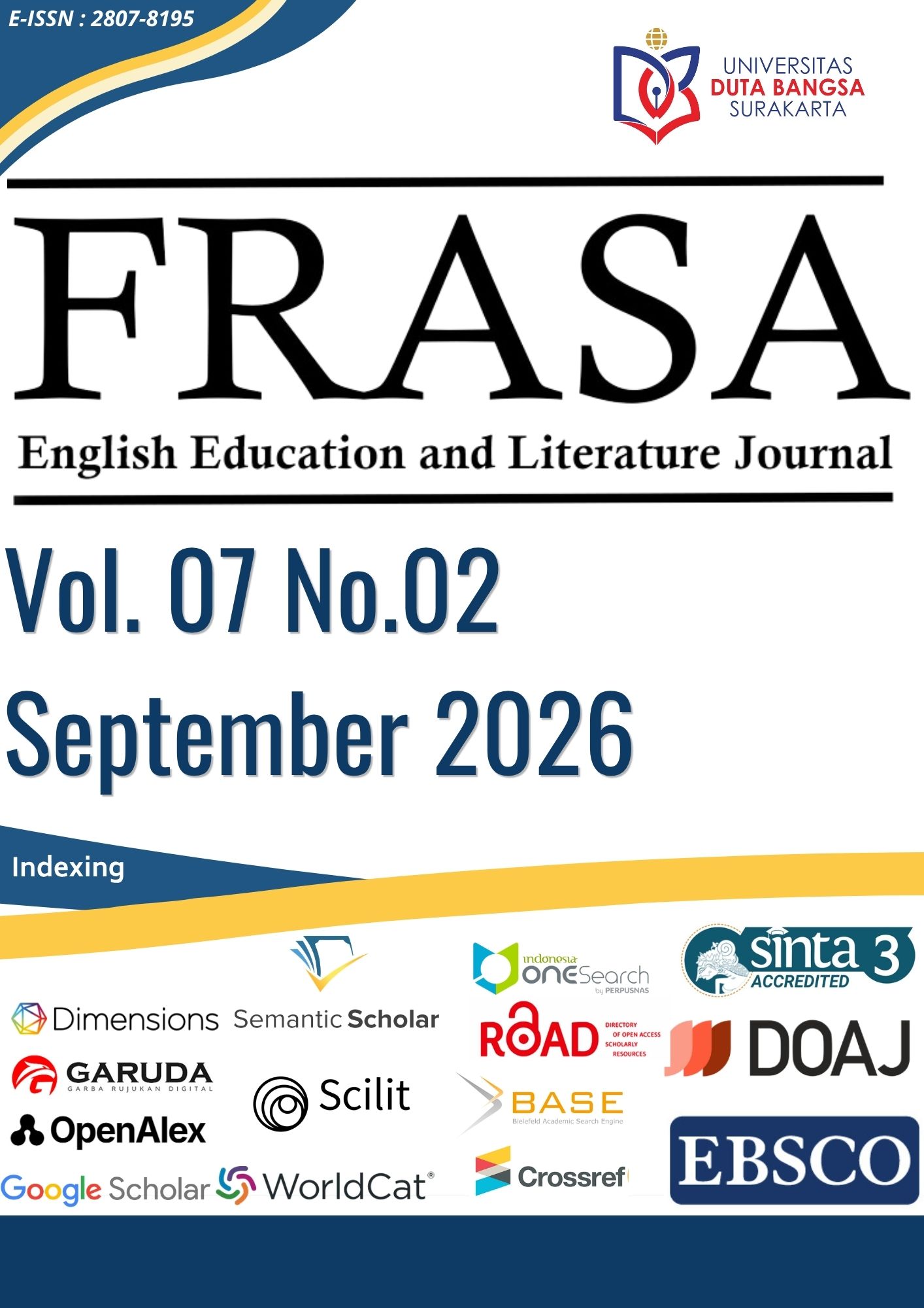 					View Vol. 7 No. 2 (2026): Vol7 No.2 September 2026
				